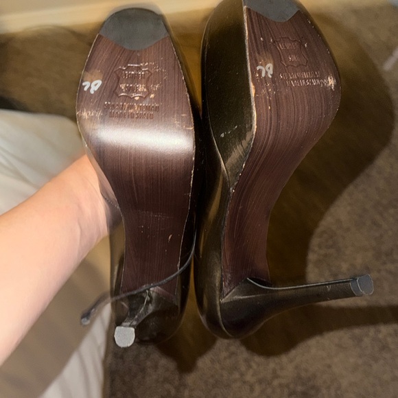 Stuart Weitzman Time Lace up platform in Olive size 7 - Picture 8 of 9